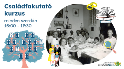 Családfa kutató kurzus minden szerdán 16.00-17.30