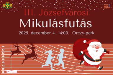 III. józsefvárosi Mikulásfutás 2025. december 4. Orczy park
