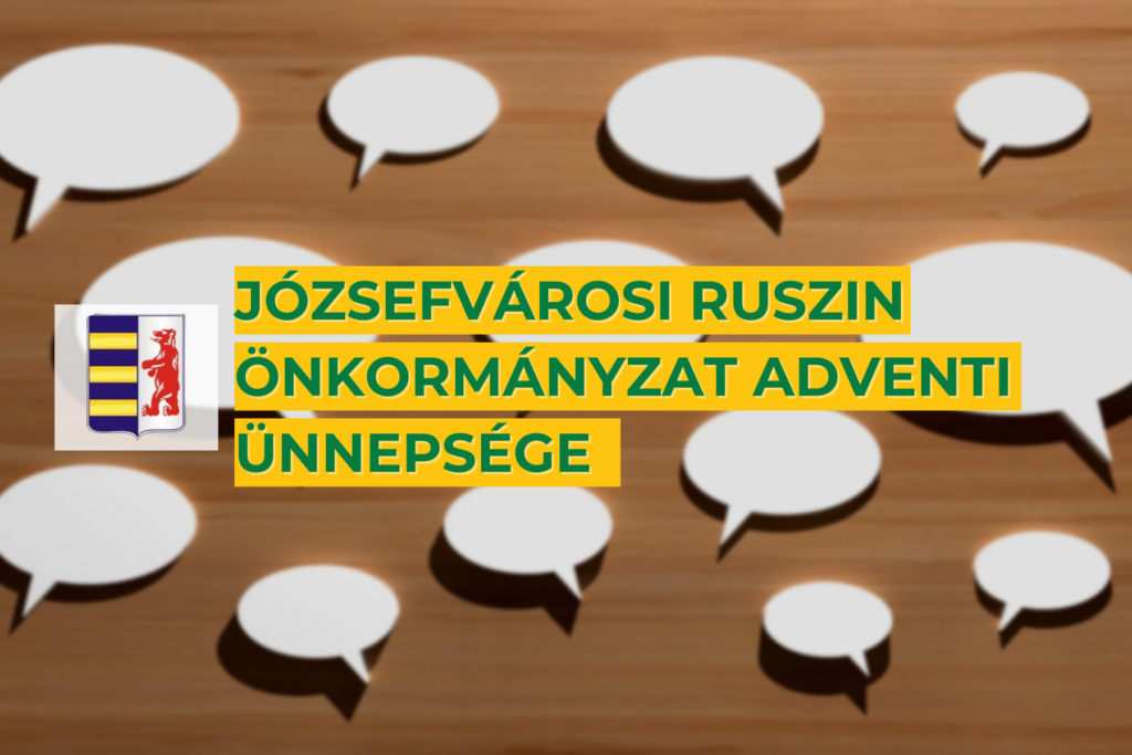 Józsefvárosi ruszin önkormányzat adventi ünnepsége