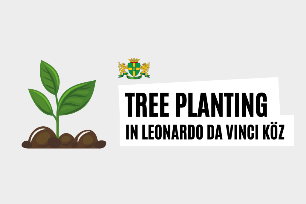 Tree planting in Leonardo da Vinci köz