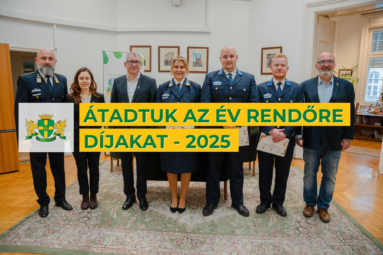 Átadtuk az Év Rendőre díjakat