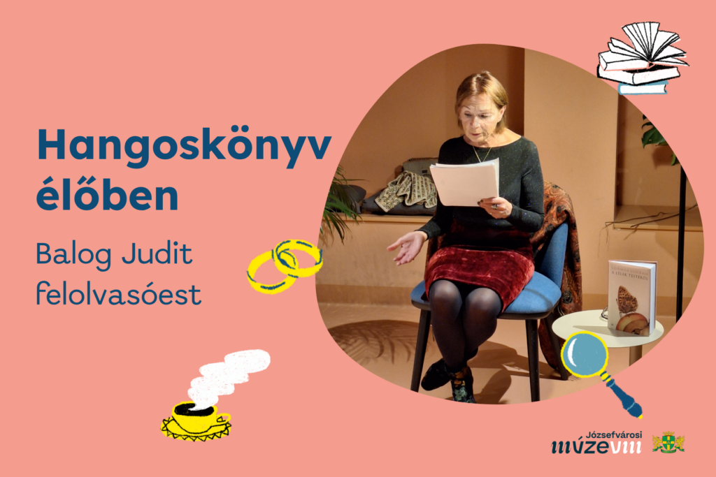 Hangoskönyv élőben Balogh Judit felolvasóest