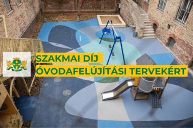 szakmai díj óvodafelújítás tervezésért