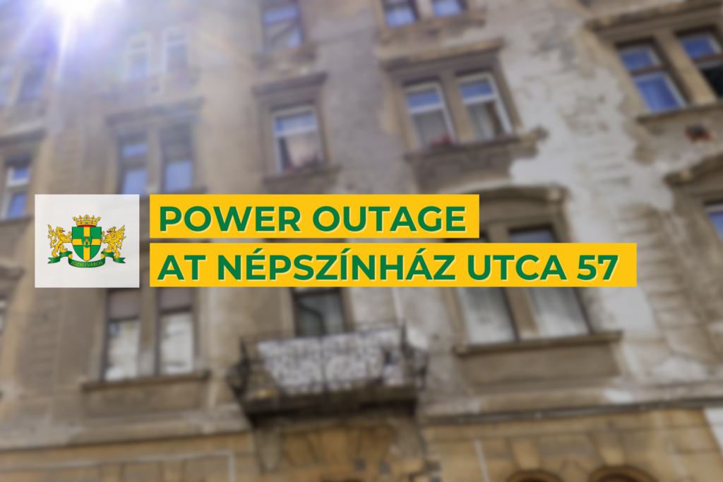 Power outage at Népszínház utca 57
