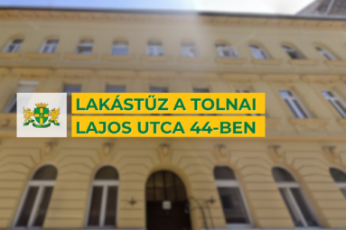 Lakástűz a Tolnai Lajos utca 44-ben
