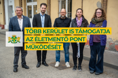 Több kerület is támogatja az életmentő pont működését