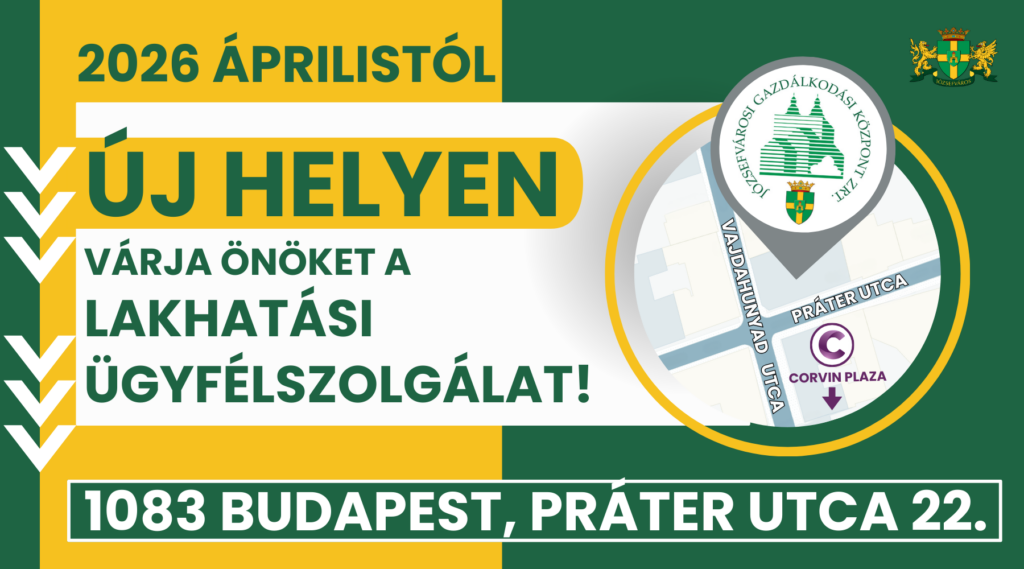 2026 áprilistól új helyen várja önöket a lakhatási ügyfélszolgálat Budapest Práter utca 22  