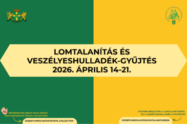 Lomtalanítás és veszélyes hulladék gyűjtés 2026. április 14-21.