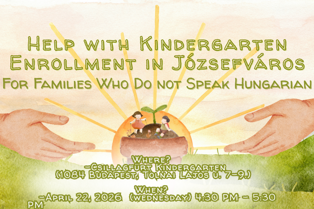 Help with Kindergarten Enrollment in Józsefváros for Families who Don’t Speak Hungarian