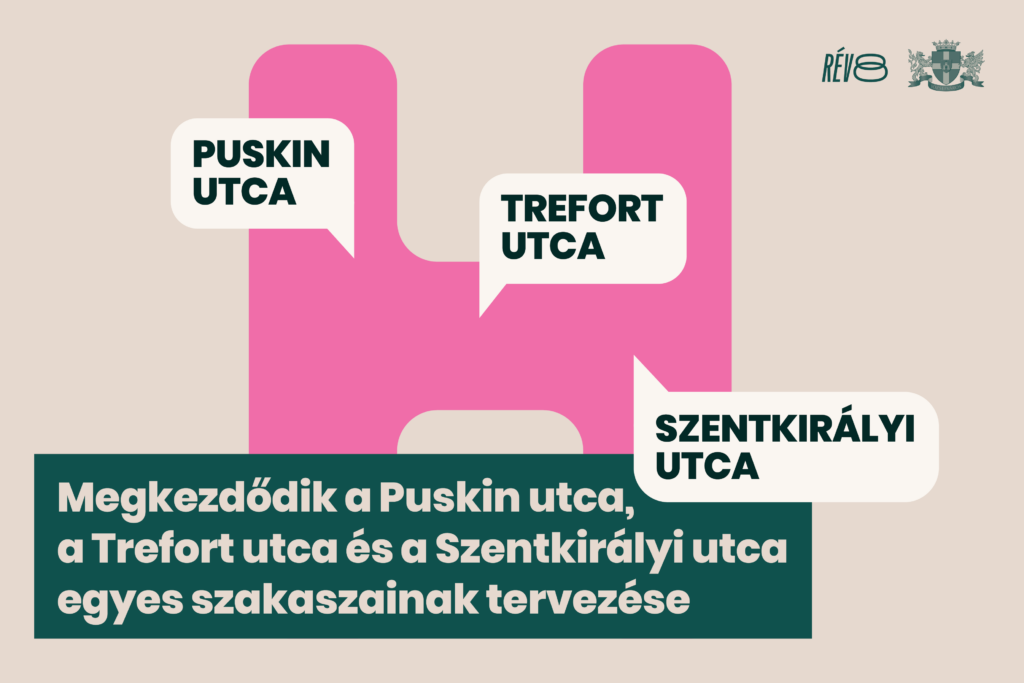 Megkezdődik a Puskin utca, a Trefort utca és a Szentkirályi utca egyes szakaszainak tervezése  
