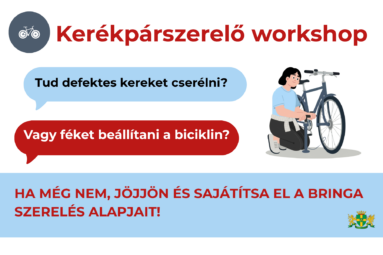 kerékpárszerelő workshop. Tud defektes kereket cserélni? Vagy féket beállítani a biciklin? Ha még nem, jöjjön el és sajátítsa el a bringaszerelés alapjait