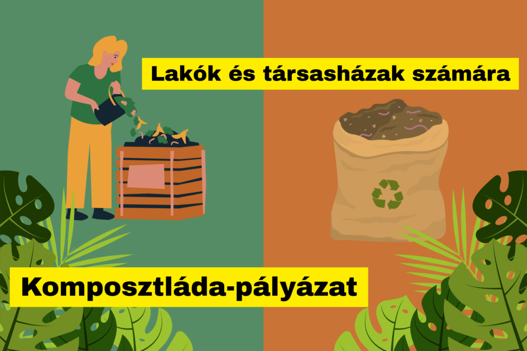 Lakók és társasházak számára Komposztláda pályázat  