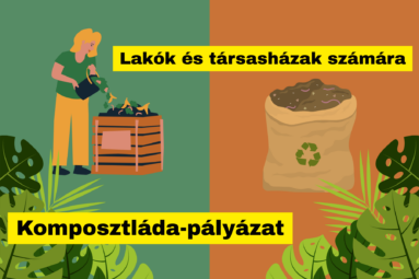 Lakók és társasházak számára Komposztláda pályázat