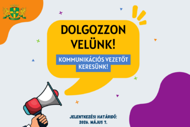 Dolgozzon velünk! Kommunikációs vezetőt keresünk!