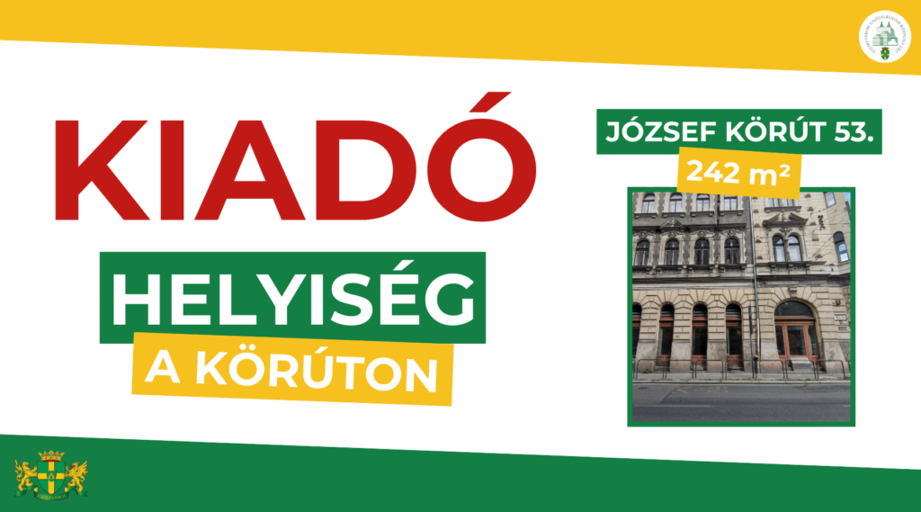 Kiadó helyiség a körúton József körút 53. 242 m2  