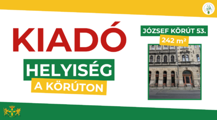 Kiadó helyiség a körúton József körút 53. 242 m2