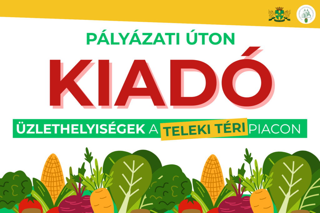 Pályázati úton kiadó üzlethelyiségek a Teleki téri piacon  