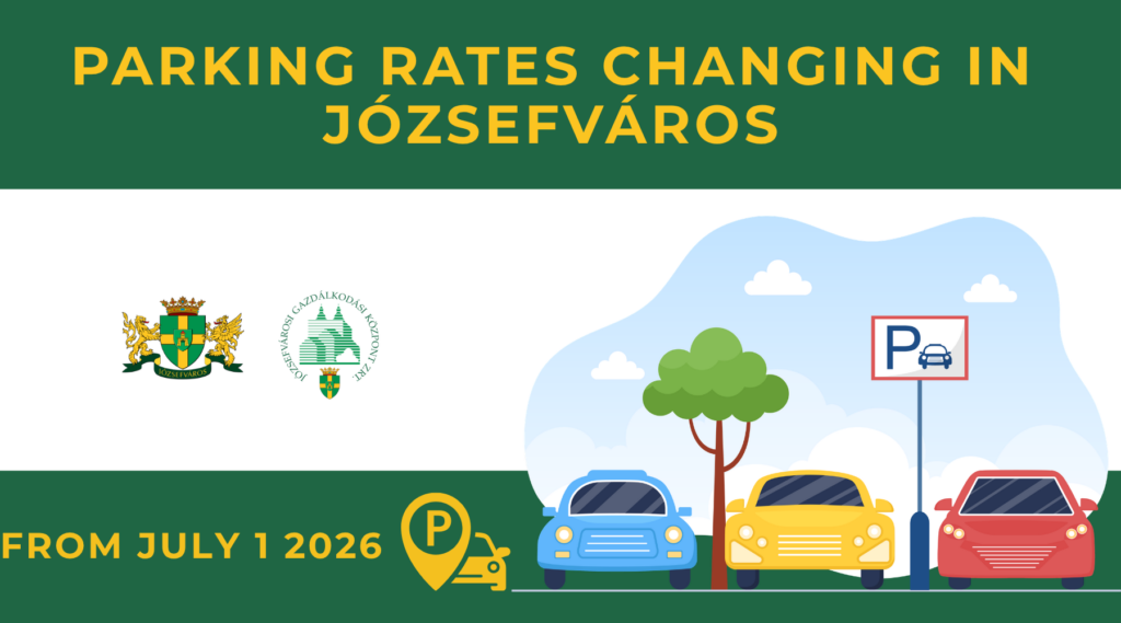 Parking Fee Changes in Józsefváros from july 1 2026  