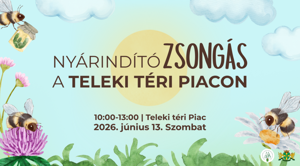 Nyárindító zsongás a Teleki téri piacon10.00-13.00 Teleki téri piac 2026. június 13. szombat  
