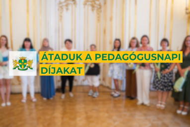 Átadtuk a pedagógusnapi díjakat