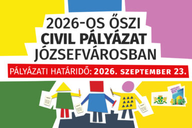 2026-os Őszi Civil pályázat Józsefvárosban Pályázati határidő: 2026. szeptember 23.