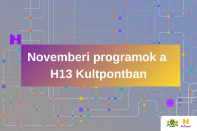 Novemberi programok a h13Kultpontban